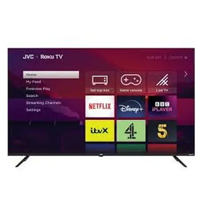 JVC LT-55CR530 Roku TV 55" Smart 4K Ultra HD HDR LED TV