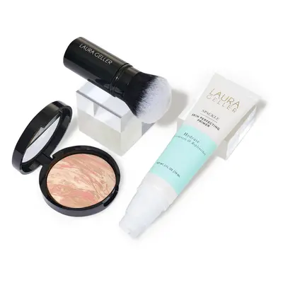 LAURA GELLER NEW YORK Laura's Must-Haves Kit 3pc: Baked Balance-n-Brighten Powder Foundation Por