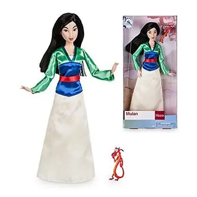 Disney Store Princess Mulan Classic Doll & Mushu Figure 30cm