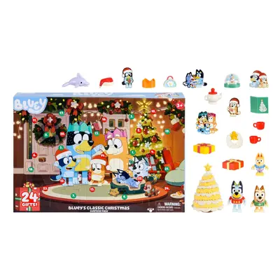 Bluey's Exclusive Advent Calendar Pack. Open the Packaging To Find A Bluey Surprise Each Day For