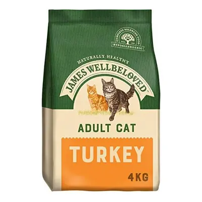 James Wellbeloved Complete Dry Adult Cat Food Turkey and Rice, kg