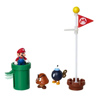 Nintendo Super Mario Acorn Plains Multipack Collectible Figures Display And Play