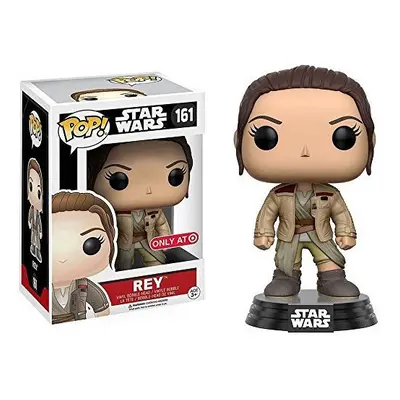 Official Star Wars Episode VII Pop Bobble-Head Rey in Finn's Jacket Figure - 9cm