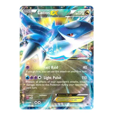 Pokemon - Latios-EX (58/108) - XY Roaring Skies - Holo