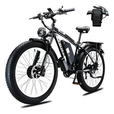 KETELES Electric Bike K800 Dual Battery FatTyre,48V 23AH Battery,2000W