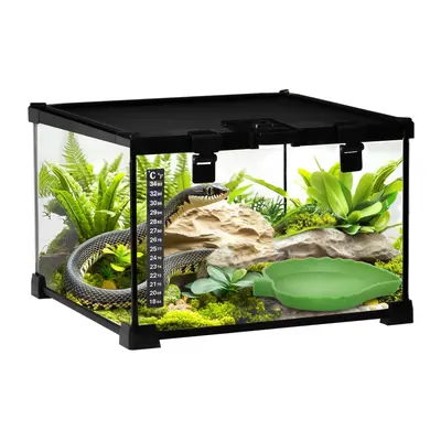 PawHut Glass Reptile Terrarium Habitats for Lizards, Frogs, Snake x x 20cm