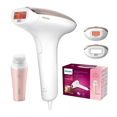 Philips Lumea Advanced IPL Hair Removal Device with Attachments for Face and Body with VisaPure 