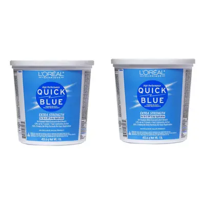 ((2pks) L'Oreal Quick Blue Bleach 16oz) L'Oreal HiColor H1 Coolest Brown