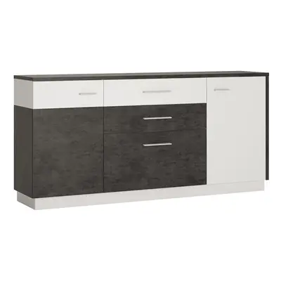 2 door drawer compartment sideboard