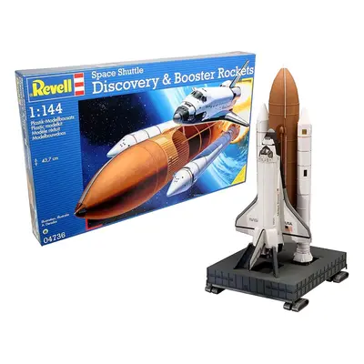 Space Shuttle Discovery & Booster Rocket 1:144 scale model