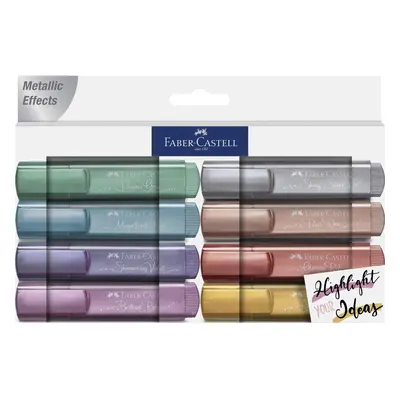 Faber-Castell Metallic Highlighter Set - Assortment of Subtle Glitte