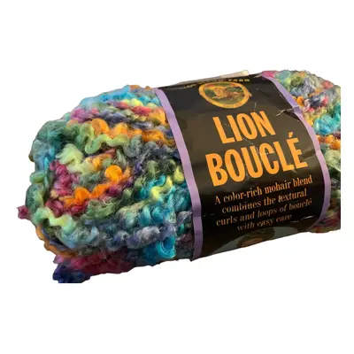 Lion Brand Boucle Yarn-Parfait