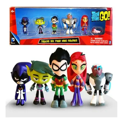 Teen Titans Go Figure Mini Figurine Model Kids Toy