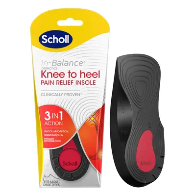 In-Balance Orthotics Knee To Heel Insoles, 3-in-1 Insoles For Knee And Heel Pain Relief - Deep H