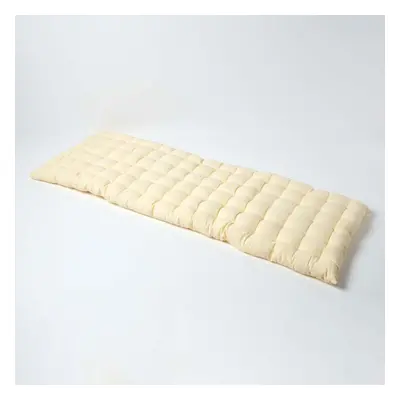 (Three Seater, Cream) Bench Cushion