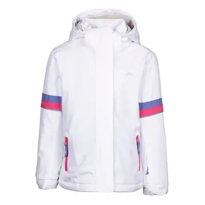 (7-8 Years, White) Trespass Girls Padded Waterproof Ski Jacket Kharli