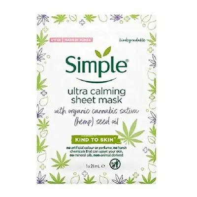 Simple Ultra Calming Sheet Mask