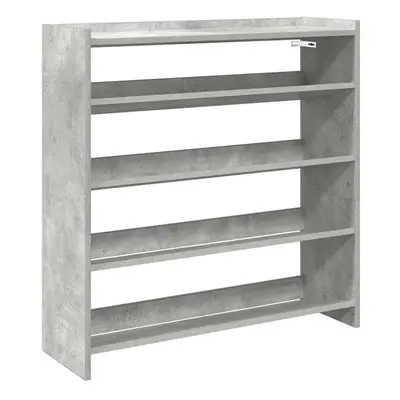 (concrete grey, cm/ cm) vidaXL Shoe Rack Shoe Cabinet Shoe Storage Shelf Hall Cupboard Engineere