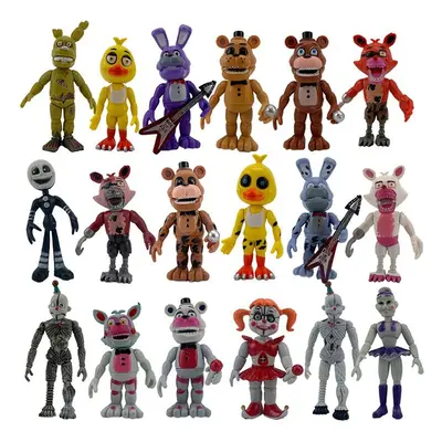 18PCS FNAF Five Nights At Freddy's Action Figures Game Toys Fans Collection