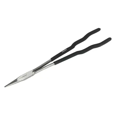 400mm Extra-Long Straight Needle Nose Pliers - 70mm Jaw - Drop Forged Steel