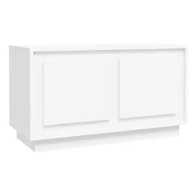 (white) vidaXL TV Cabinet TV Stand TV Unit Media Cabinet Sideboard Engineered Wood