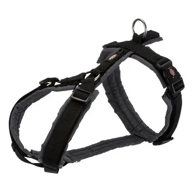 Trixie Premium Trekking Y Shaped Dog Harness - Black/Graphite, Large