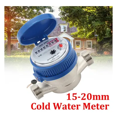 15mm 1/2 Inch Digital Rotary Wing Cold Water Meter Flow Measure