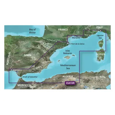 Garmin BlurChart VEU010R - Spain Mediterranean Coast - SD Card