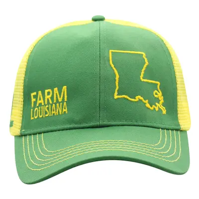 John Deere Farm State Pride Cap-Green and Yellow-Louisiana