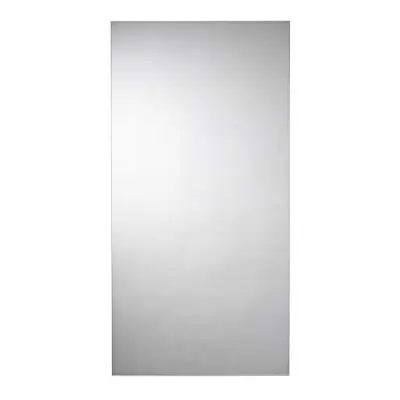 Kentmere Rectangular Mirror with Hang N Lock Fitting System, Silver, x x 50mm