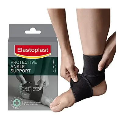 Protective Adjustable Ankle Support, Supportive Ankle Brace with Dynamic Pain Guard Protects Wea