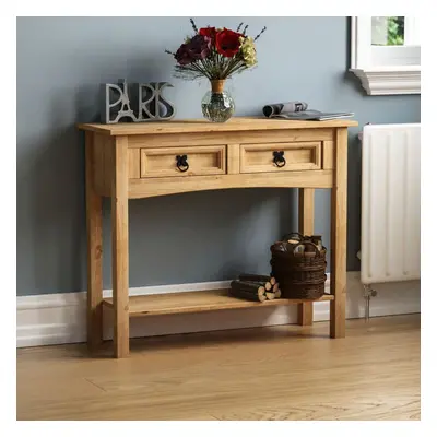 Corona Drawer Console Table Hallway Shelf Storage