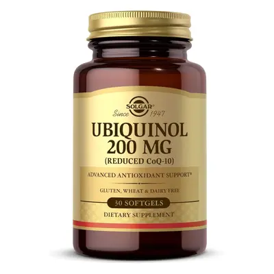 Solgar Ubiquinol mg Reduced CoQ10 Softgels Promotes Heart Brain Function Supports Healthy Aging 