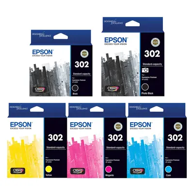 Epson Ink Cartridge Toner Colours Value Pack Black Photo Cyan Magenta Yellow Genuine Original