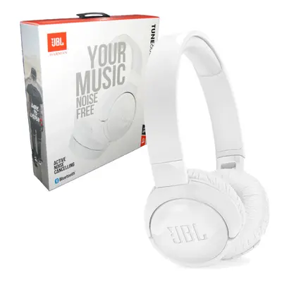 JBL Tune Wireless On-Ear Active Noise-Cancelling Headphones White