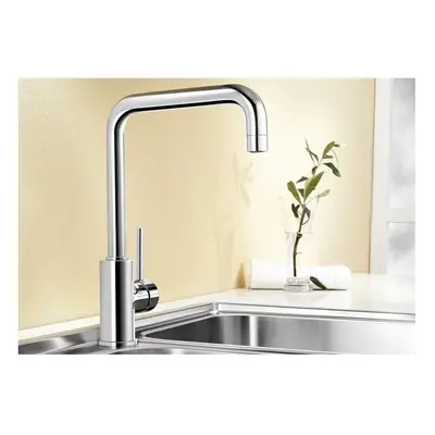 Blanco MILA J Single Lever Kitchen Tap in Chrome