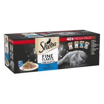 Sheba Fine Flakes in JellyFood Pouches for Adult Cats x g