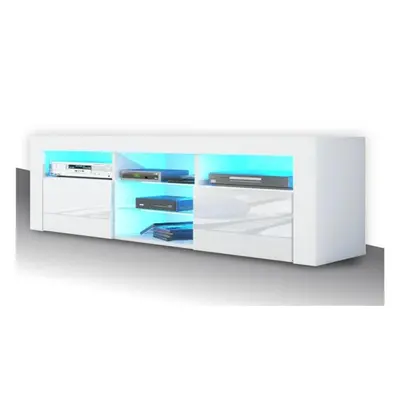 Hampton & Stewart LED TV STAND 145CM - WHITE