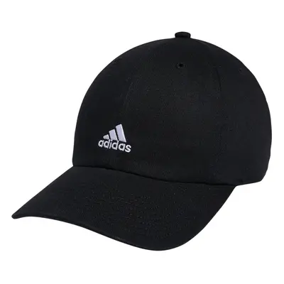 adidas Women's Saturday Relaxed Fit Adjustable Hat Black/White One