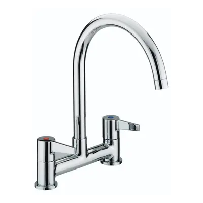 Bristan DUL DSM C Design Utility Lever Deck Sink Mixer - Chrome Plated