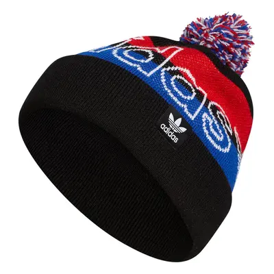 adidas Originals Unisex Originals Pom 3.0 Beanie Black/Scarlet Red/Co