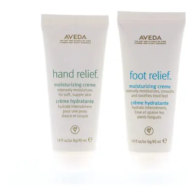 Aveda Hand Relief and Foot Relief Moisturizing creme Set, Ounce