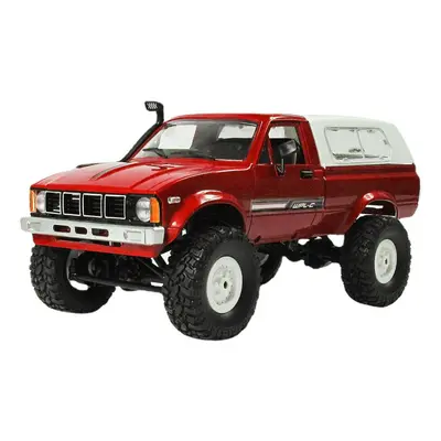 (Red) 1/16 RTR 4WD 2.4G Military Truck Crawler Off Road RC Car 2CH Toy