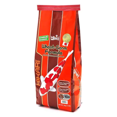 (5Kg, Large) HIKARI WHEATGERM PELLETS MINI MEDIUM LARGE FOOD 2KG 5KG POND KOI GOLDFISH