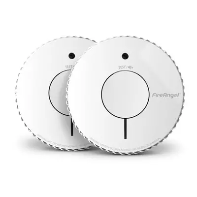 Optical Smoke Alarm 2-Pack - FA6620 10-Year Battery Smoke Alarms for Home with Test/Silence Butt