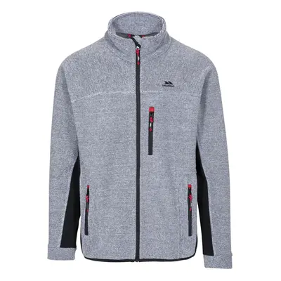 (XS, Platinum Stripe) Trespass Mens Fleece Jacket Full Zip Jynx