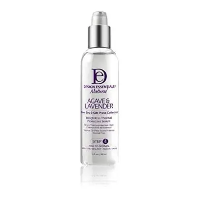 Design Essentials Agave & Lavender Weightless Thermal Protectant Serum - 4oz