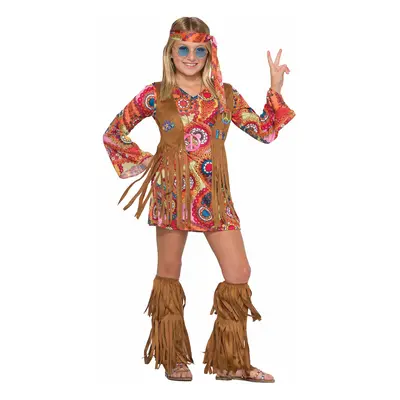 Rubies Girl's Forum Peace Loving Hippie Costume Large