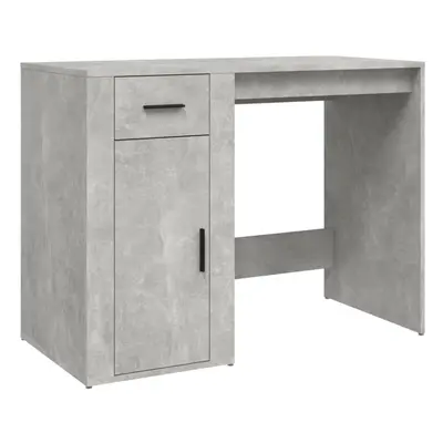 (concrete grey) vidaXL Desk Engineered Wood Office Computer Study Working Table Multi Colours