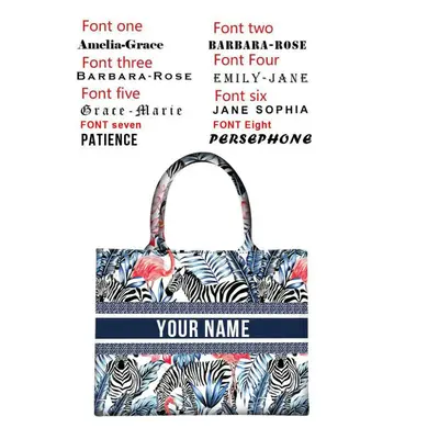 (16 Printed handbag, 42X32X10CM) Handbag lady Personalized Fashion Printing Large Capacity Canva